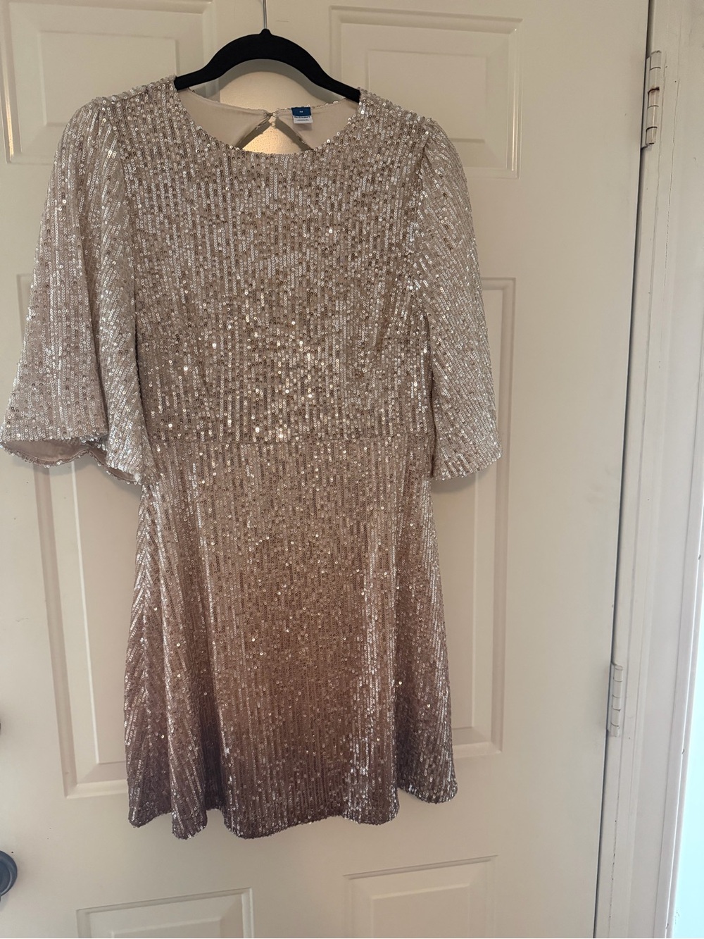 Old Navy Rose Gold Sequin Mini Dress
